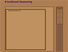 Tablet Screenshot of kjunbrand.com